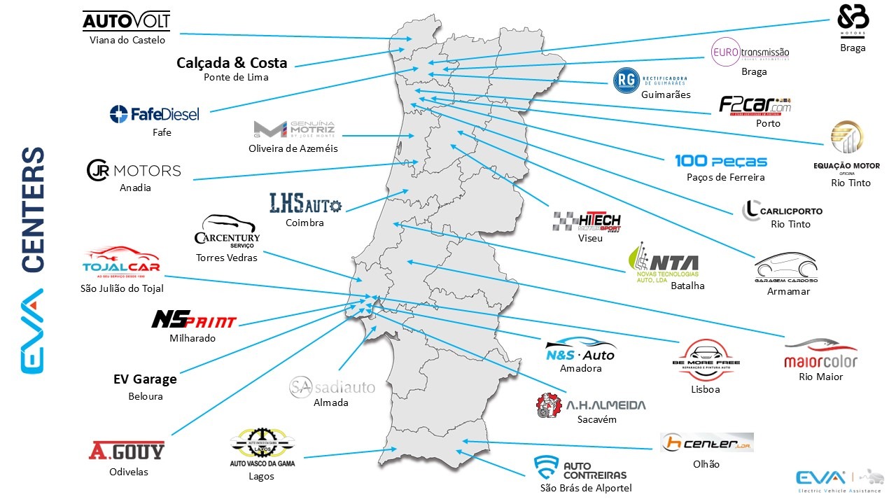 EVA - Mapa com empresas
